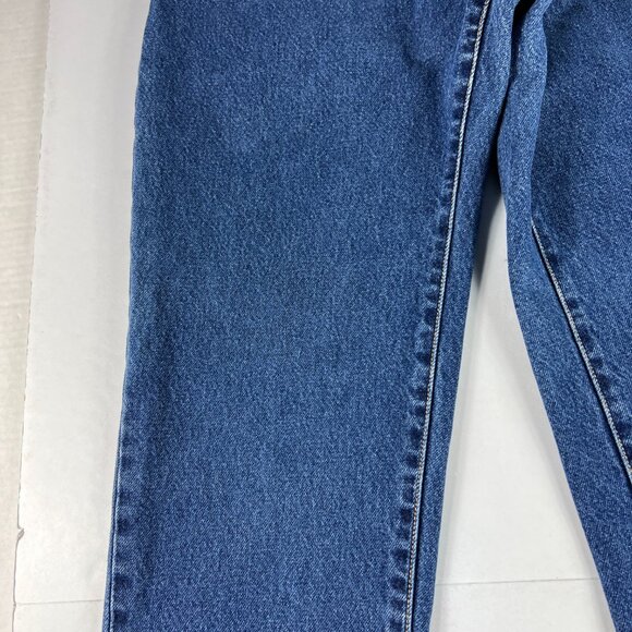 Y2K Levi's Jeans Women's Measured 31x27 550 Relaxed Tapered Blue Denim Tag 12 S - Picture 4 of 16